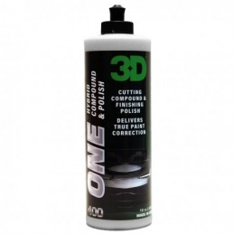 3D CAR CARE ONE HYBRID COMPOUND&POLISH 946ML