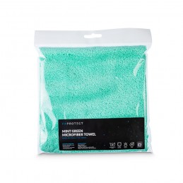 FX Protect Mint Green Microfiber Towel – bezkrawędziowa zielona mikrofibra 550gsm 40x40cm