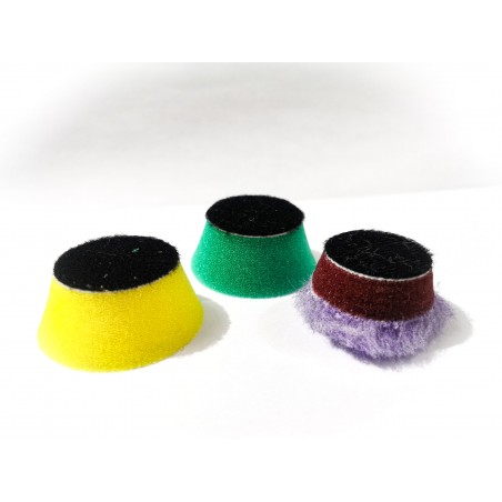 Evoxa Sleeker zestaw gąbek polerskich 3-pack 45x30mm