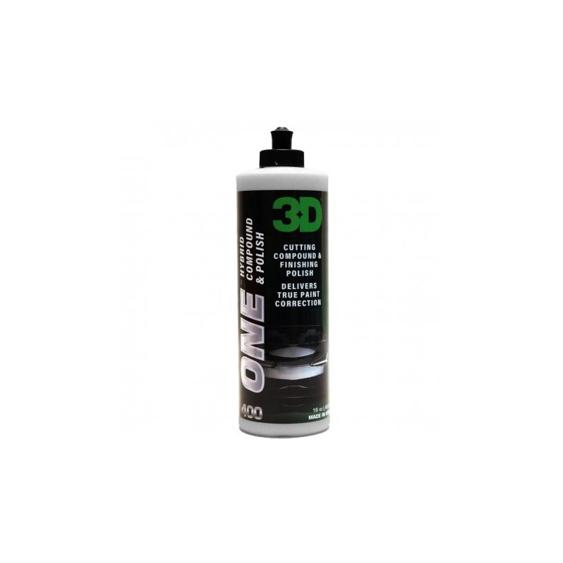 3D CAR CARE ONE HYBRID COMPOUND&POLISH 946ML